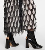 Patent leather ankle boots