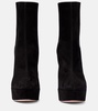 Saint Honore 120 suede platform ankle boots