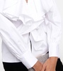 Ruffled cotton shirt