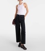 Ren high-rise cropped straight jeans