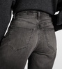 Mid-rise wide-leg jeans