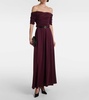 Charlotte ruched jersey maxi dress