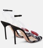Love Me 105 embellished PVC sandals