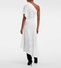 Asym Ray virgin wool midi dress