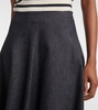 Varda cotton midi skirt