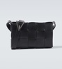 Cassette Intreccio leather crossbody bag