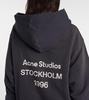 Logo cotton-blend jersey hoodie