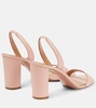 So Nude Block leather sandals