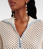 Splash crochet cotton mini dress