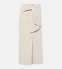 Zuppa wool and cashmere wrap skirt