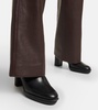 Clos leather slingback pumps