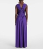 Walter pleated jersey maxi dress
