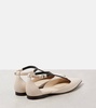 Monili leather flats