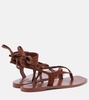 Rita suede thong sandals