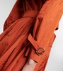 Tubinga silk taffeta trench coat
