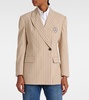 Cotton and silk blazer