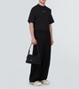 Reflective logo cotton t-shirt