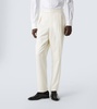 Silk twill tuxedo pants