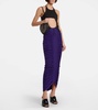 Halter neck ruched cotton top
