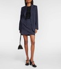 Aceri pinstripe jersey blazer