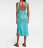 Athena crochet cotton midi dress