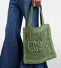 Summer Banana braided tote bag