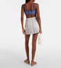 Luna floral wrap skirt