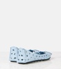 Perfo leather ballet flats