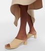 Patent leather mules