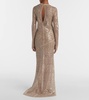 Sequined gown