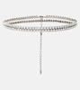 Crystal-embellished waist chain