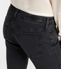 Jodi Crop high-rise flared jeans
