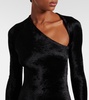 Velvet midi dress