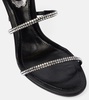 Cleo 105 embellished satin sandals