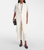 High-rise cropped straight pants