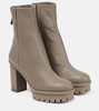 Francoise leather ankle boots