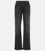 Lanzarote mid-rise straight jeans