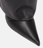 Faux leather boots