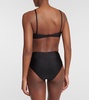 Embellished mid-rise bikini