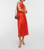 Acute leather crossbody bag
