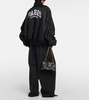 Paris satin varsity jacket