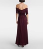 Charlotte ruched jersey maxi dress