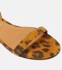 So Nude leopard-print suede sandals