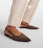 Monili suede ballet flats