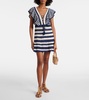 Farrah crochet cotton minidress