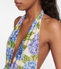 Mangostino Hortensia halterneck swimsuit