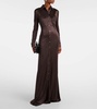 Jersey maxi dress