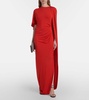 Asymmetric gown