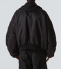 Incognito hooded bomber jacket