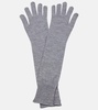 Cashmere and silk gloves